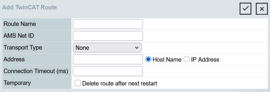 Configure the AMS Net ID