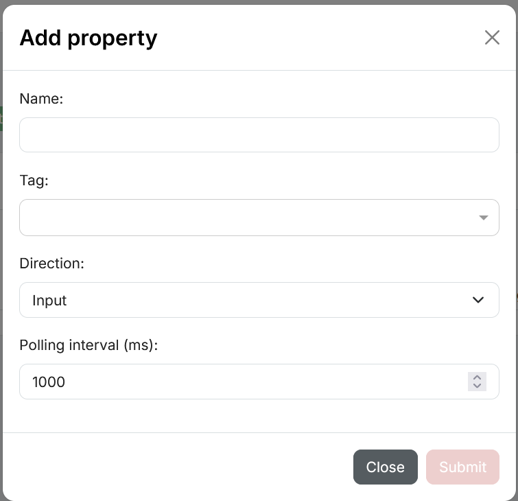 Adding a property