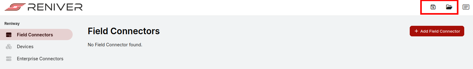 Save and restore settings location